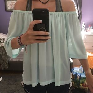 Flowy off the shoulder blouse